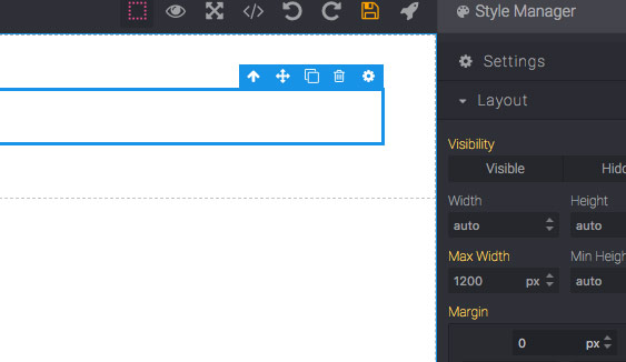 Container width