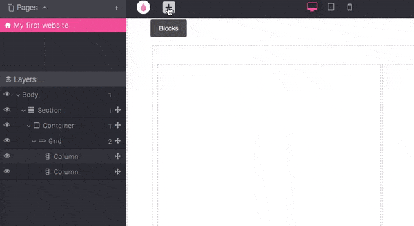 Text header